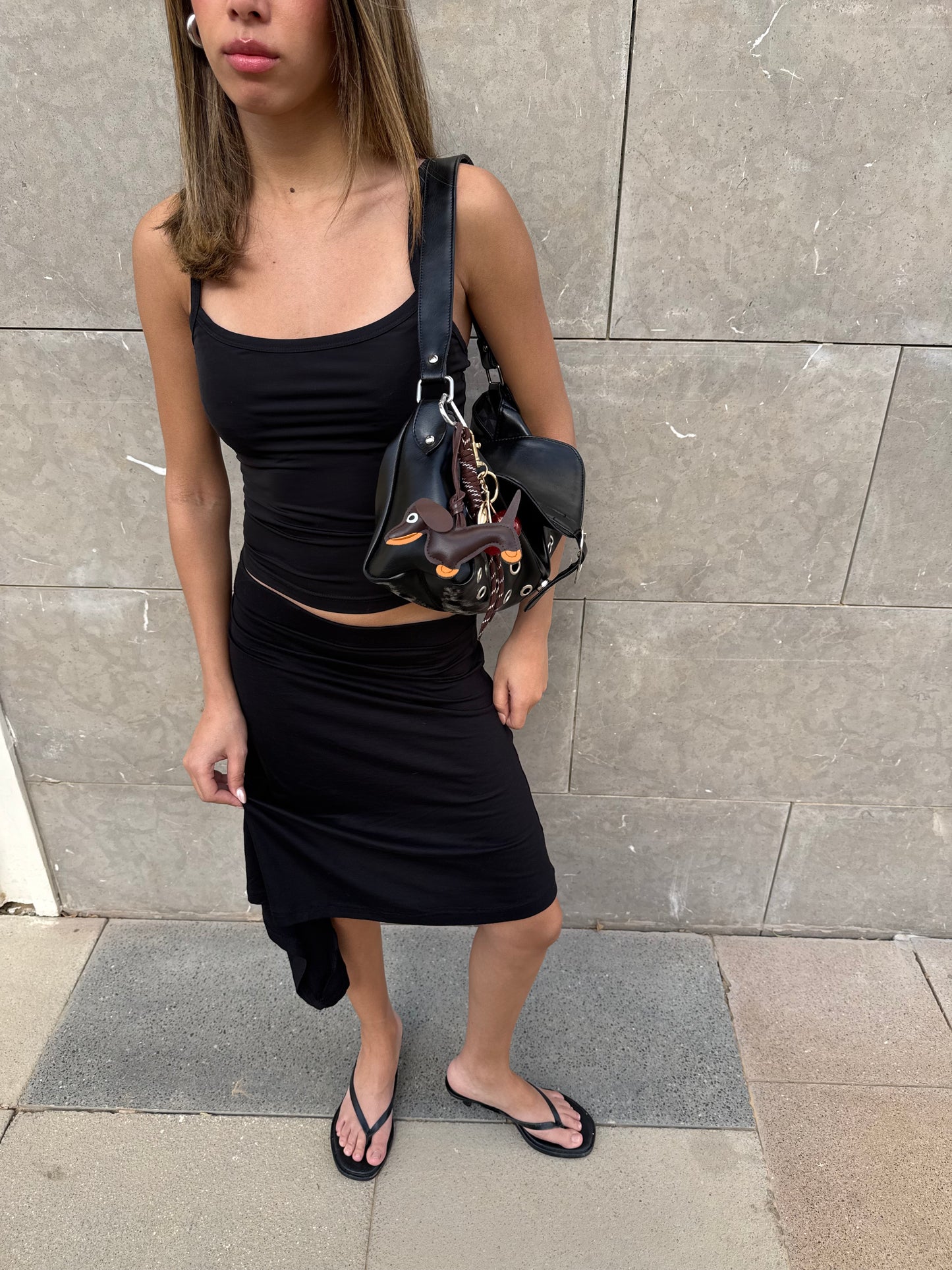 Retro bag in black