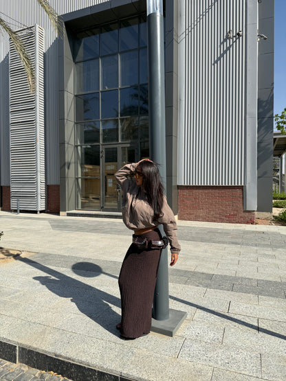THE BELT in brown