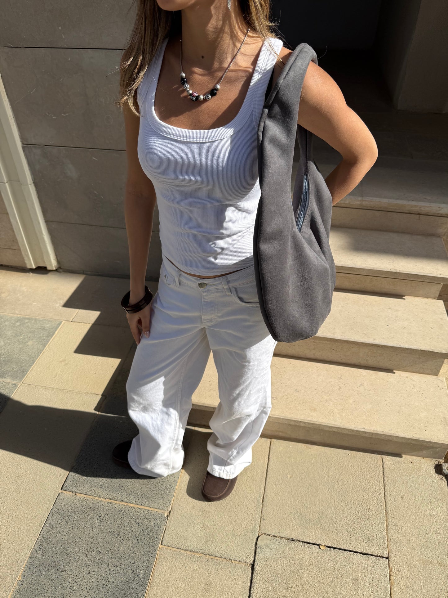 Slouchy in grey