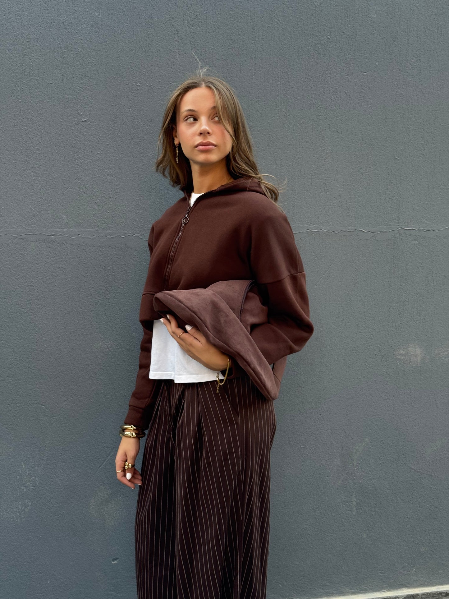 Slouchy in brown