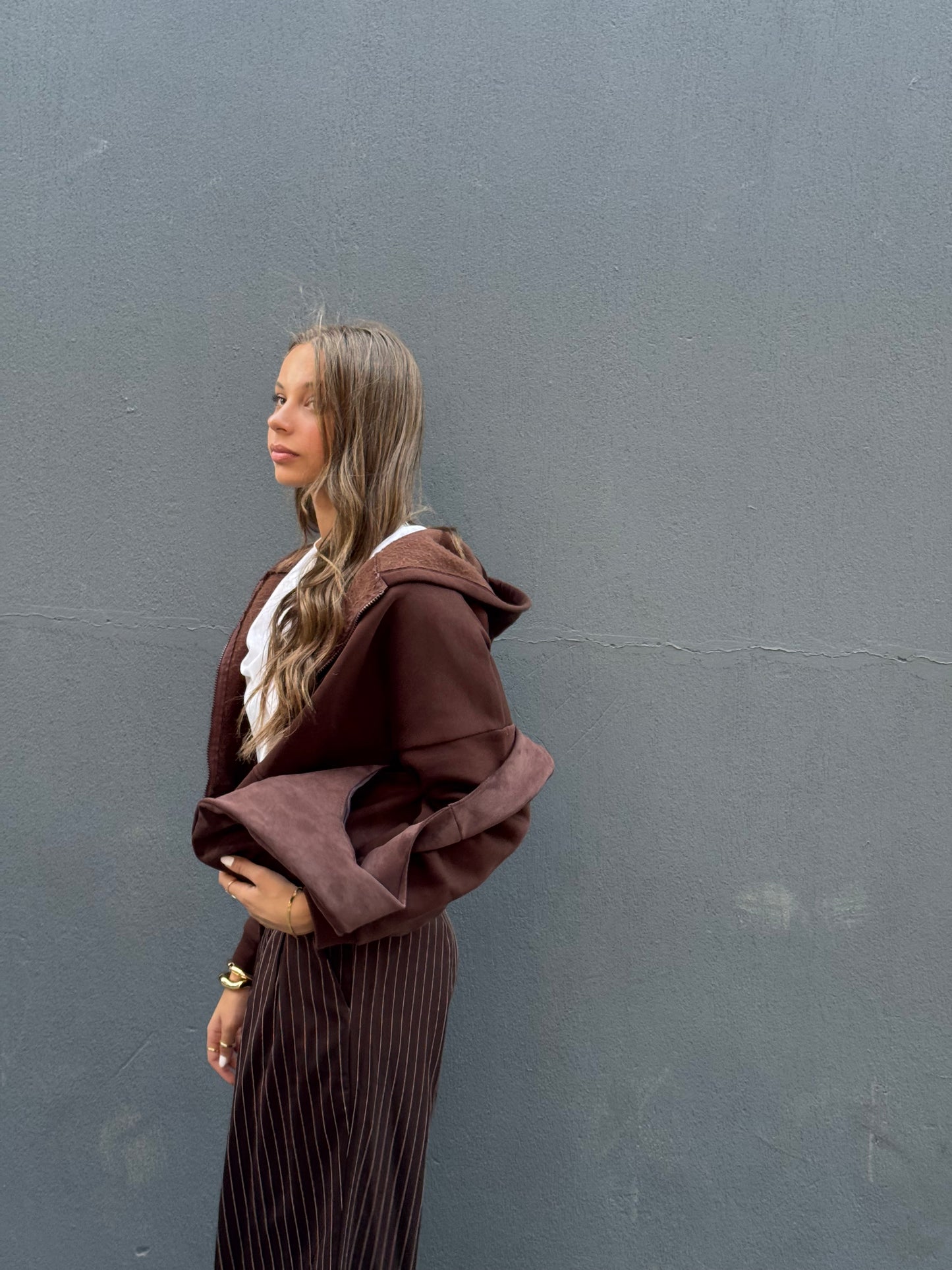 Slouchy in brown