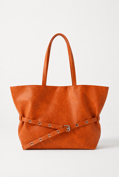 The belt bag in orange